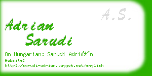 adrian sarudi business card